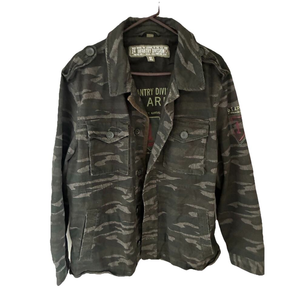 1st infantry division Men’s Military Jacket Us Army Green Size XL